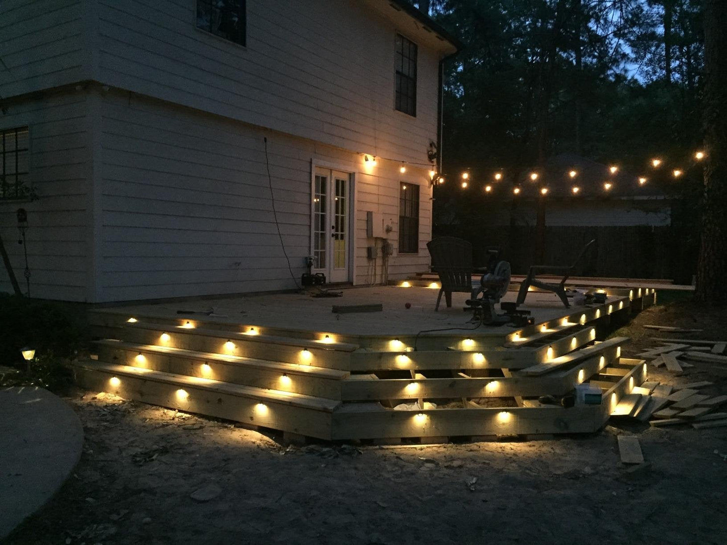 Norvo | Fvtled Pakke med 10 Varmhvite Lavspennings Led Deck Lys for Utendørs Hage- og Sti Belysning