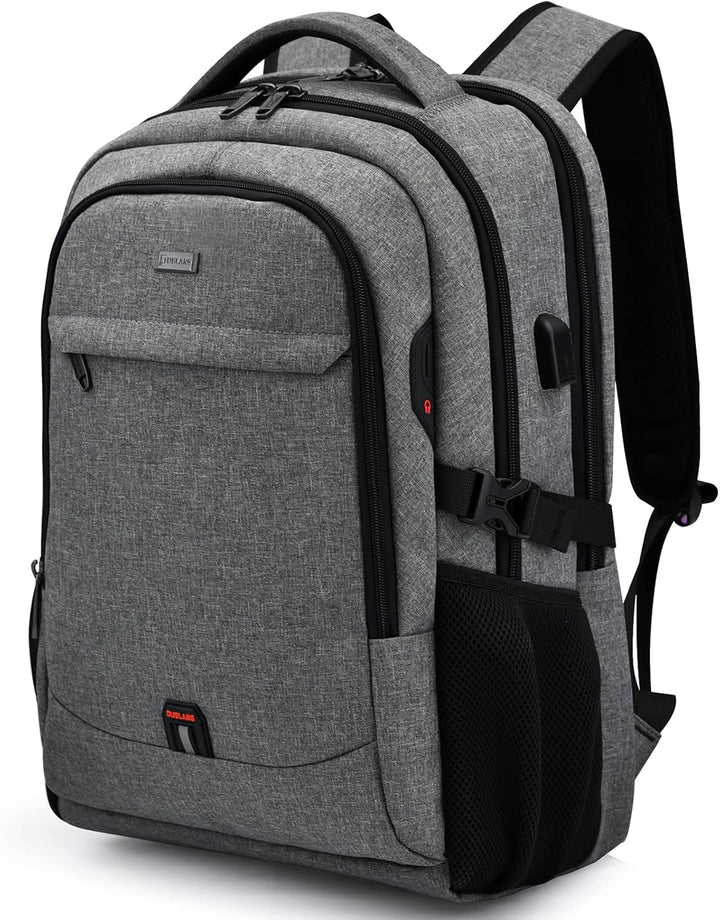 Vanntett reise laptop ryggsekk med USB-port og organisert lagring | Skanto