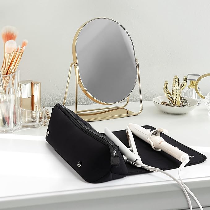 Skanto | 2-i-1 hårverktøy reisebag & varmebestandig matte