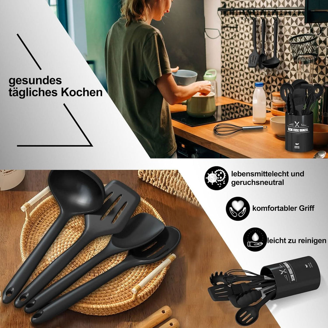 Skanto | KitchenPro - Silikon Kjøkkenredskapssett