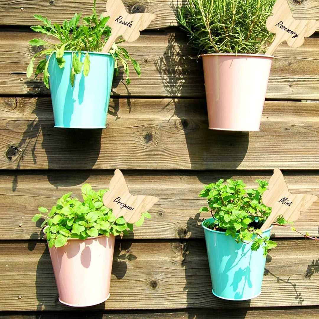 Skanto | Planteetiketter laget av tre for hage og balkong – Om skrivbare etiketter for urter og planter