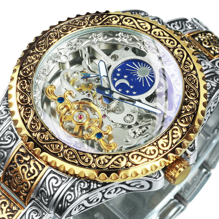 Skanto | Vintage Moon Automatisk Tourbillon Klokke