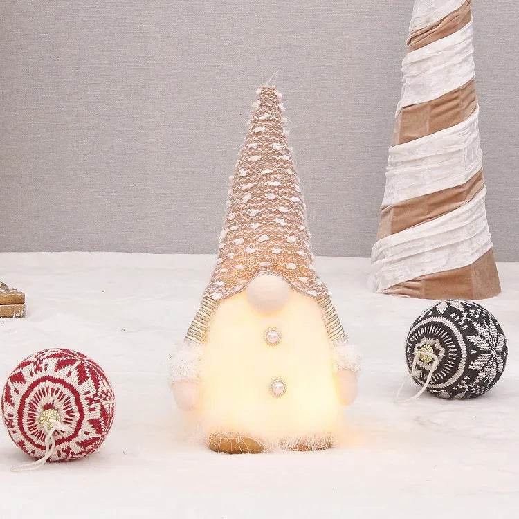 Norvo | Sammenleggbar Luminøs Julemann Rudolf Uten Ansikt Dekorasjoner Ornamenter