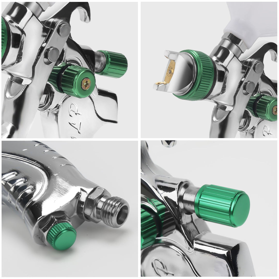 HVLP Spray Gun Spray Gun Set med rustfritt stål dyse | Skanto