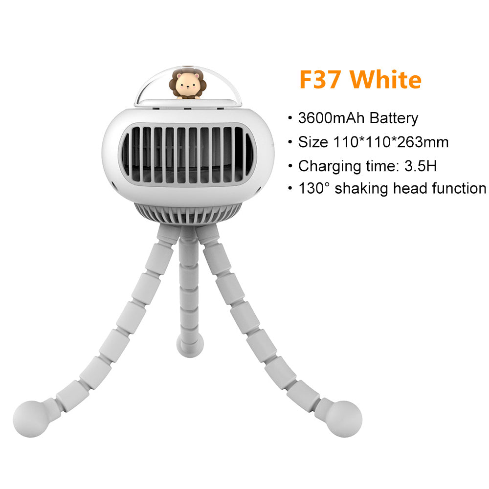 Lovelyst Cartoon Portable Safe Stroller Fan | Skanto