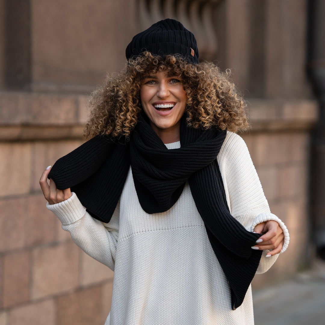 CozyMerino Beanie - Luksus Merinoullhatt for Damer Skanto