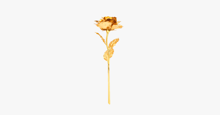 Skanto | 24K gullbelagt ekte rose med gaveeske