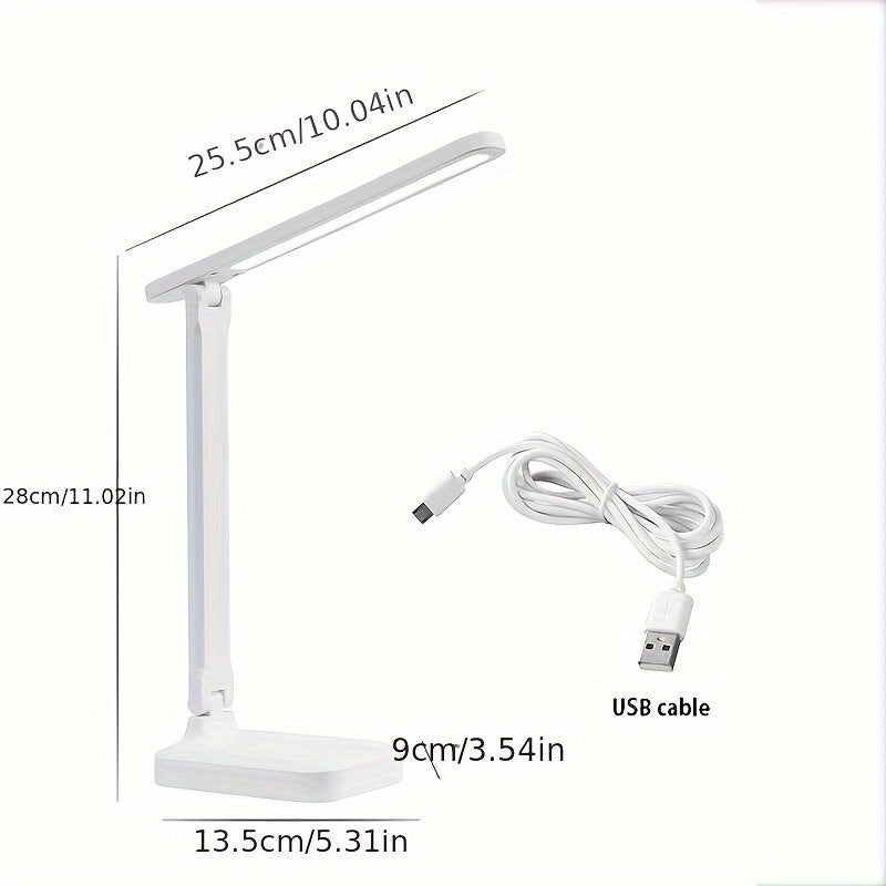 LumiDesk – Justerbar LED Skrivebordslampe med Berøring og USB Skanto