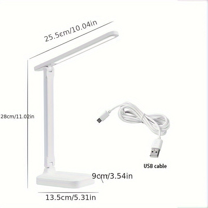 LumiDesk – Justerbar LED Skrivebordslampe med Berøring og USB Skanto