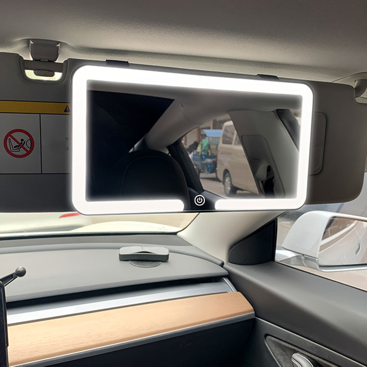 GlowMirror – Dimmbar sminkespeil med USB-lading Skanto