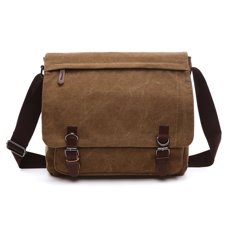 Skanto | Carlos – Robust Herresekk for Daglig Bruk | Slitesterk Lerret Crossbody Bag
