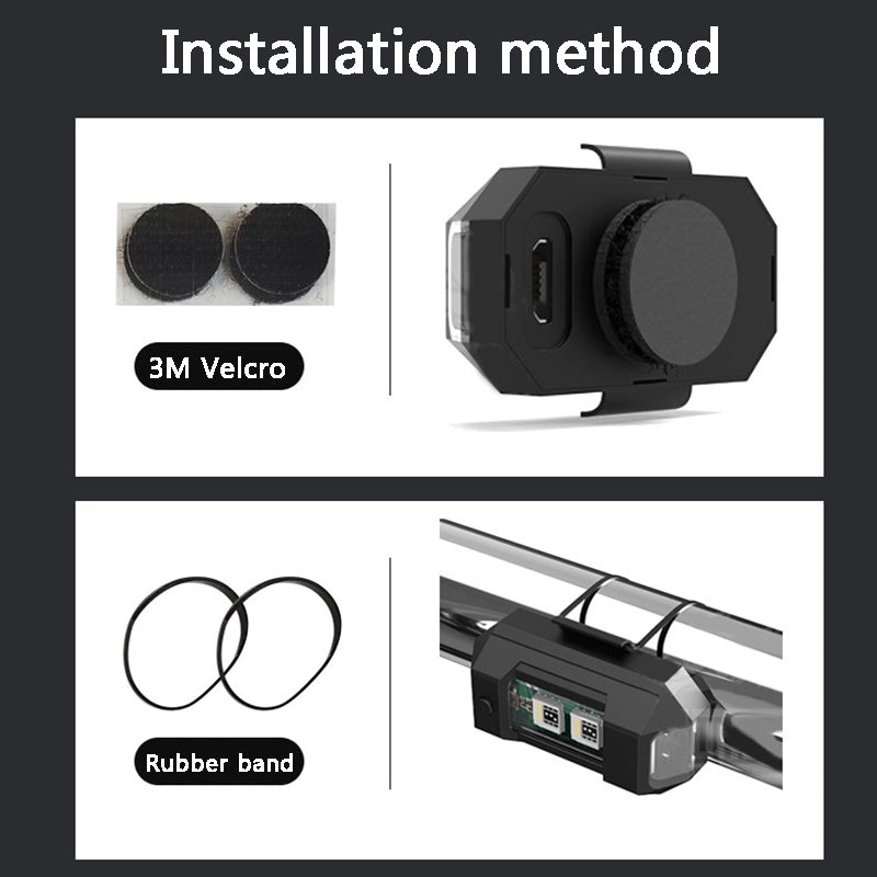 Skanto | 7 farger LED fly strobelys & USB-lading