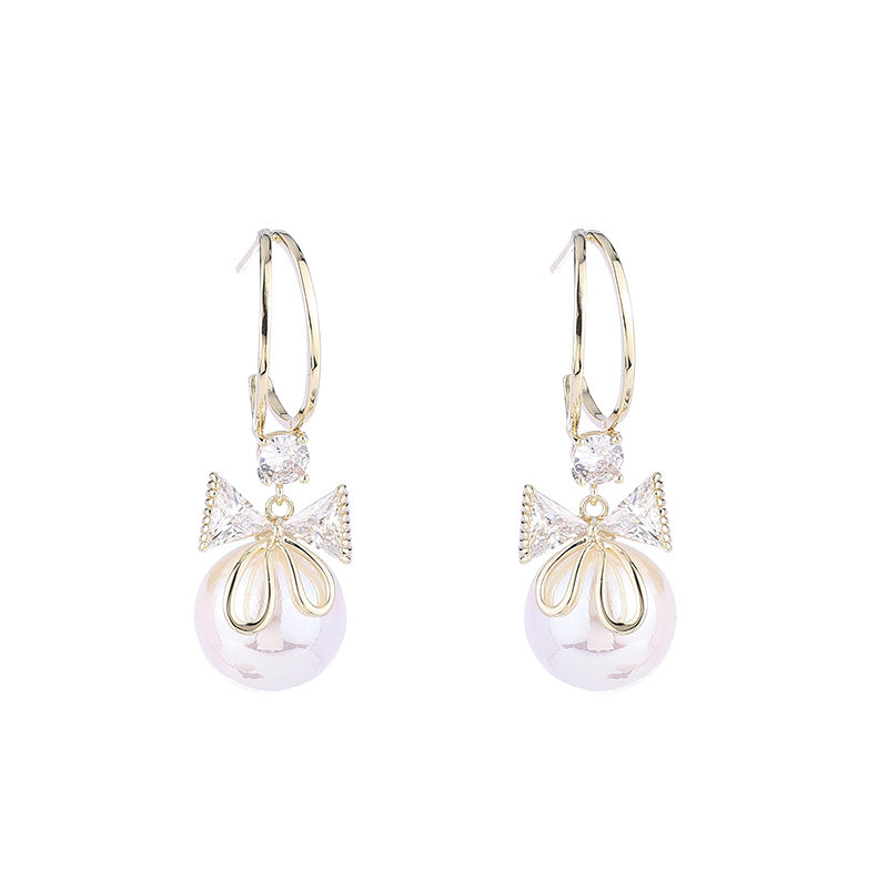 Skanto | Bow Pearl Øredobber