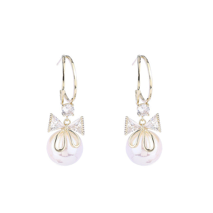 Skanto | Bow Pearl Øredobber