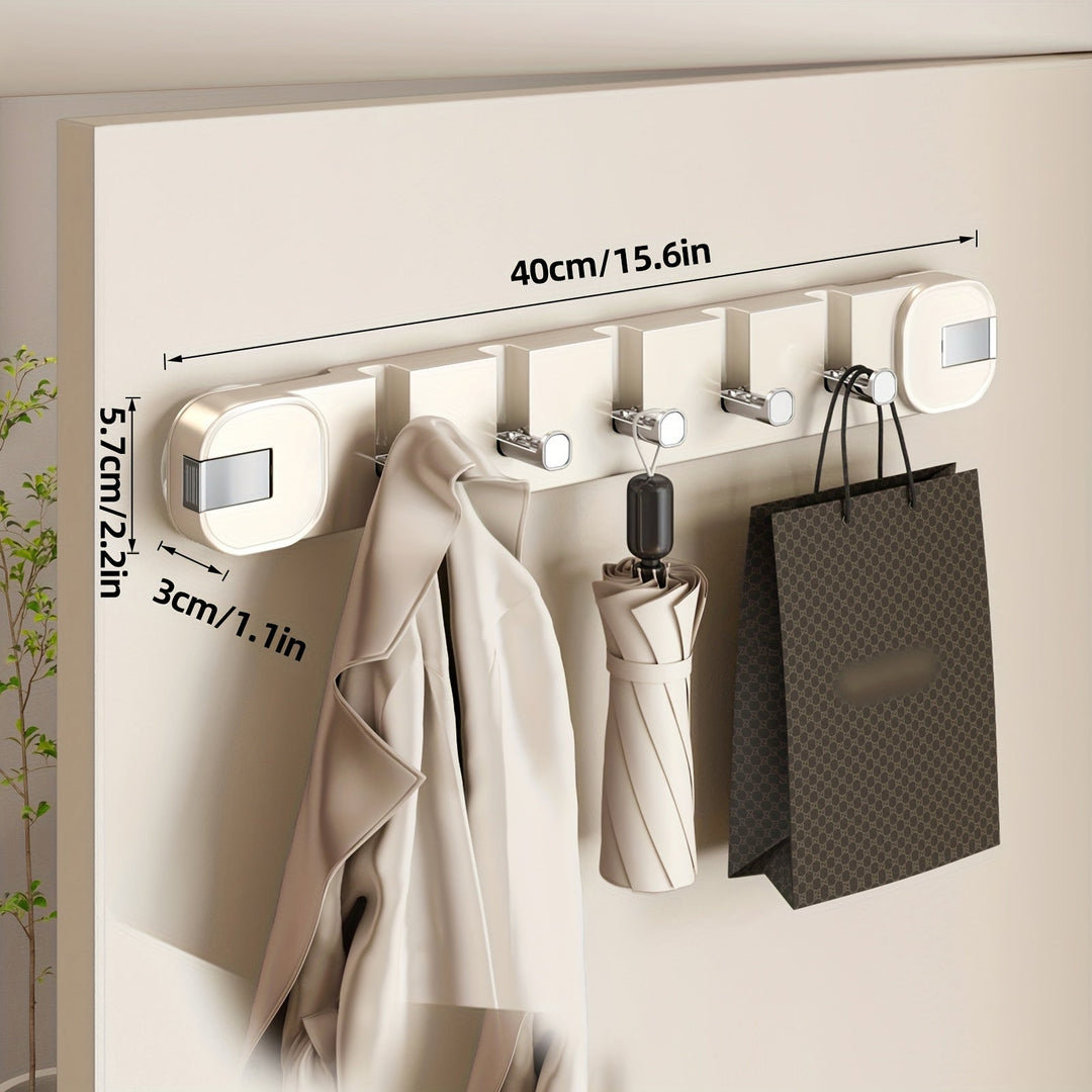 Skanto | Vegghookpanel uten boring – OrganiserenPlus skjult 5-hengestativ