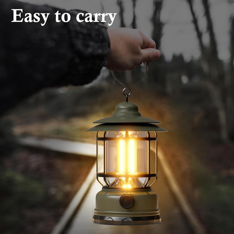 Skanto | Oppladbar Retro LED Campinglampe