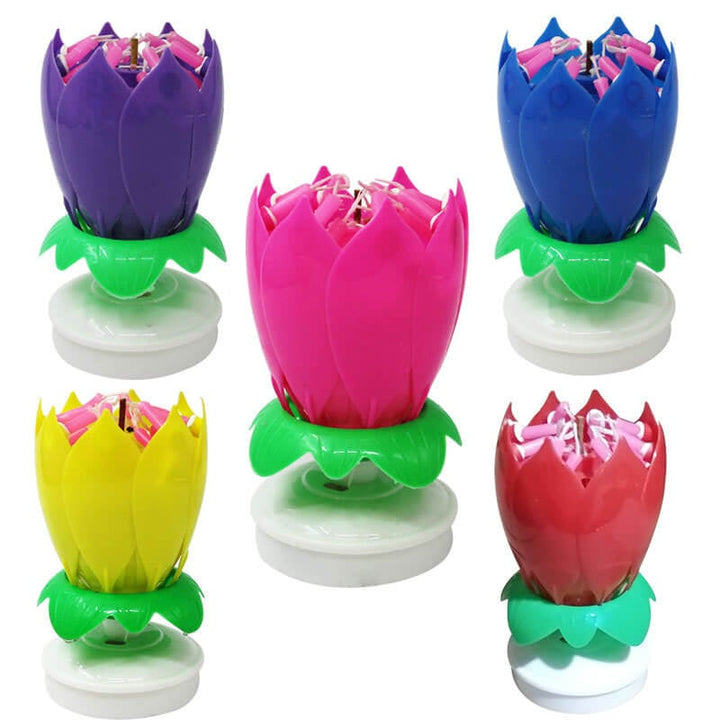 Skanto | 🎂Magical Flowers Birthday Candle