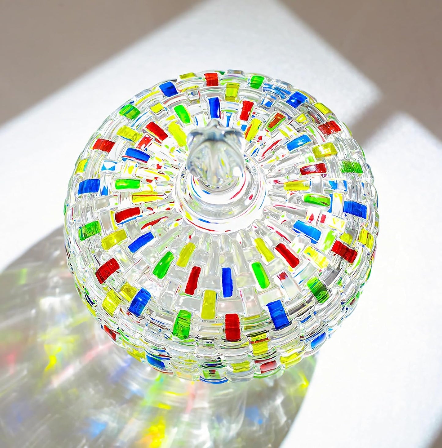 Norvo | Glasskrukke for godteri – fargerike mønstre som tilfører sjarm til ethvert rom