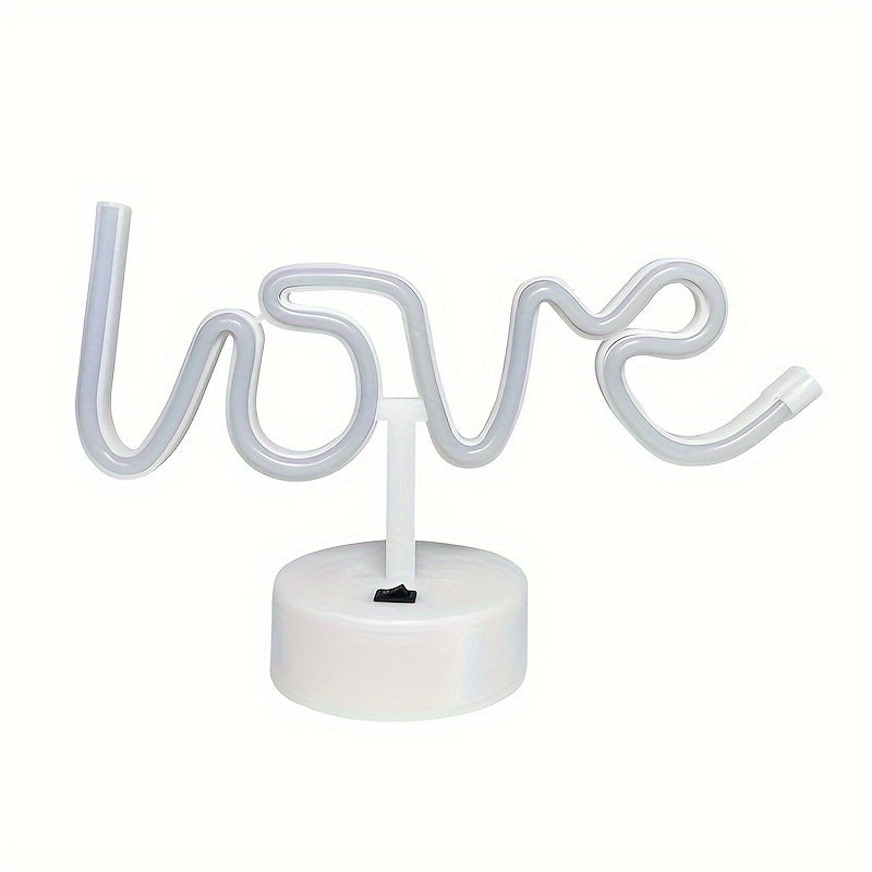 NeonLove Lampe – Belyst Neon Bordlampe for Fester Skanto