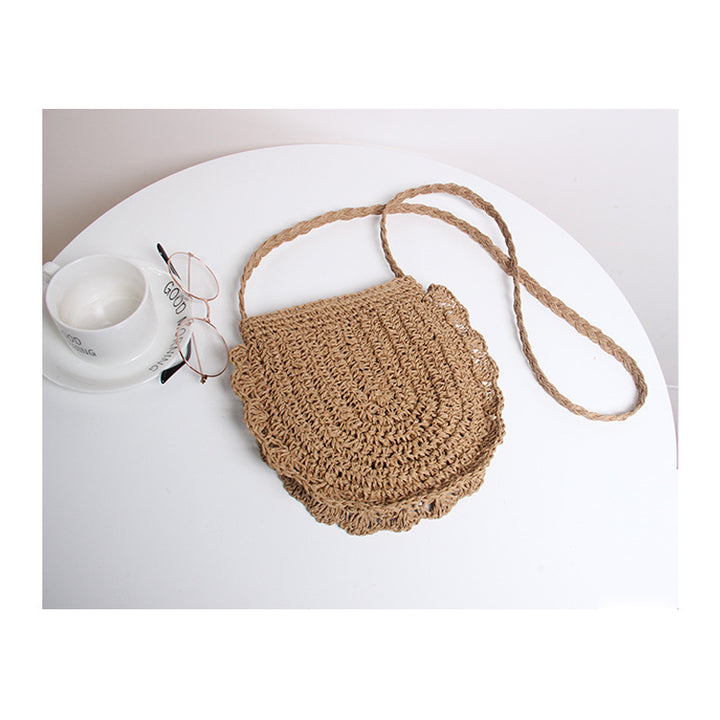 Handmade shoulder bag with cutout design Skanto