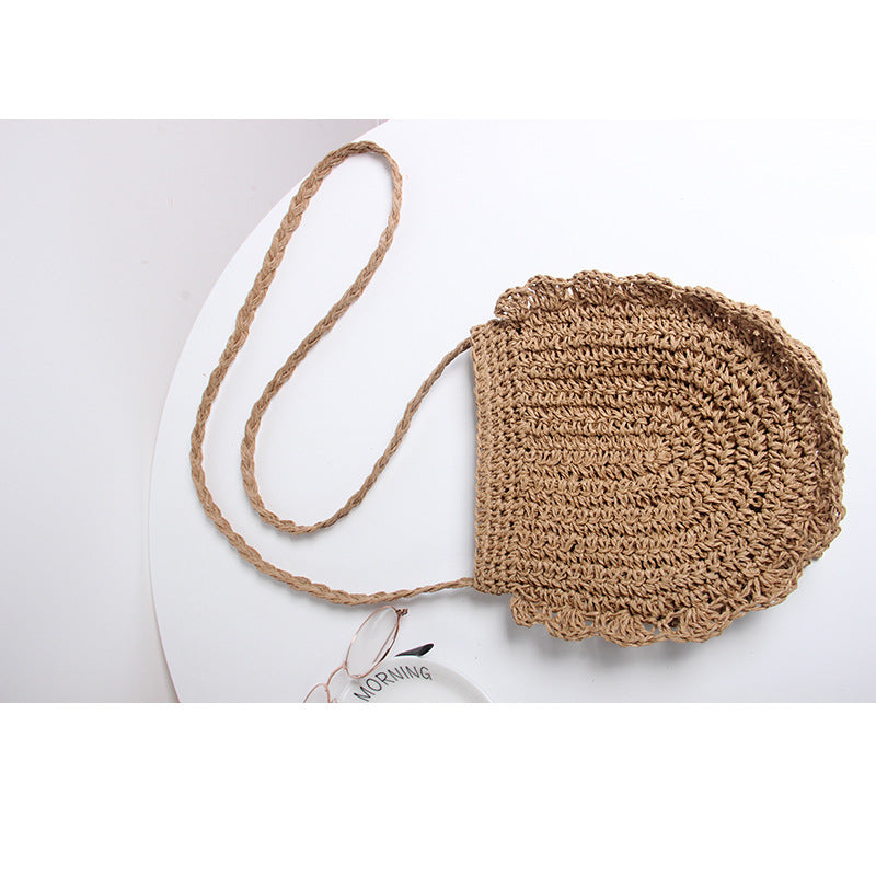 Handmade shoulder bag with cutout design Skanto