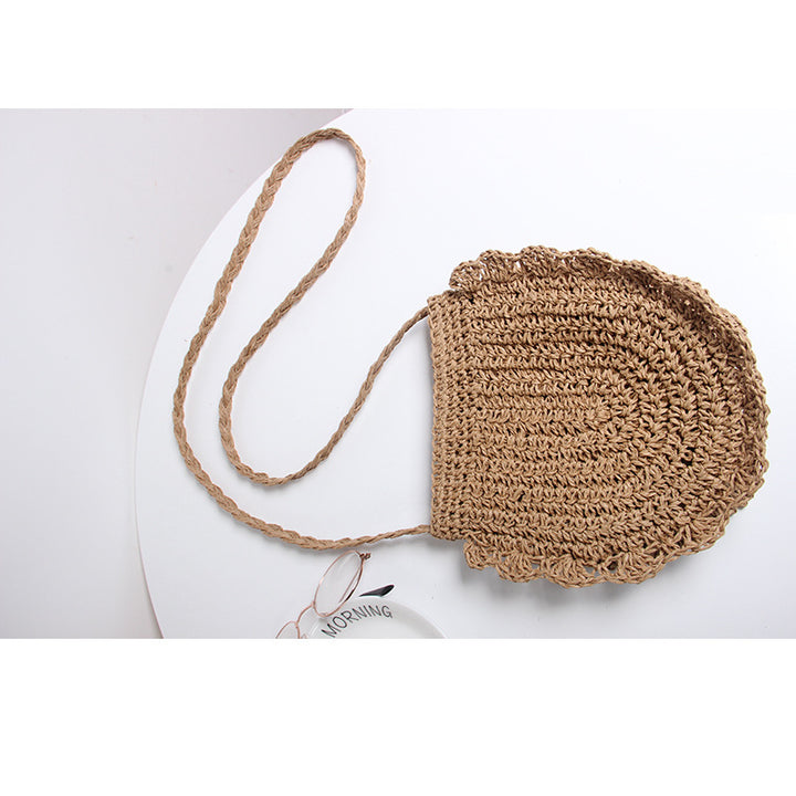 Handmade shoulder bag with cutout design Skanto