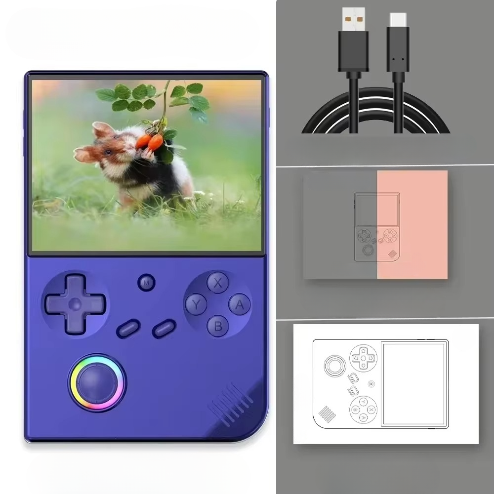 Skanto | 64-Bit Retro Håndholdt Spillkonsoll med 4-Tommers IPS-Skjerm, WiFi og Bluetooth