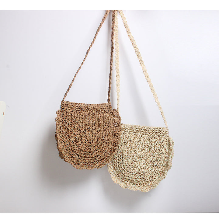 Handmade shoulder bag with cutout design Skanto