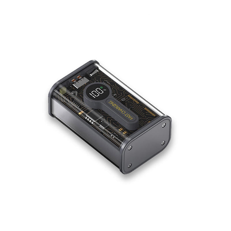 Skanto | Transparent Mecha Vind Super Kapasitet Power Bank (10000mah)