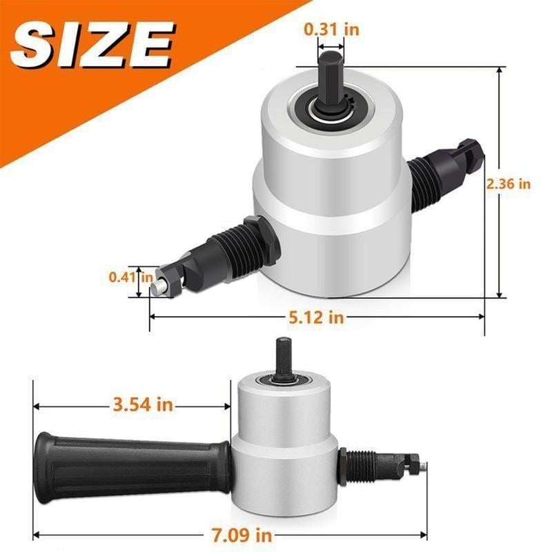 Skanto | Cutter Drill Attachment Dobbel Hode Metallsheet