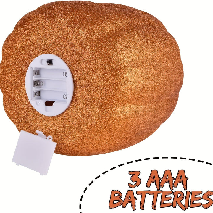 Skanto | Glødende Lysende Jack O'Lantern Halloween Dekorasjon | Batteridrevet