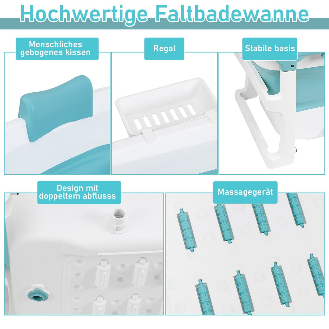 Foldbar badekar med lokk | Skanto