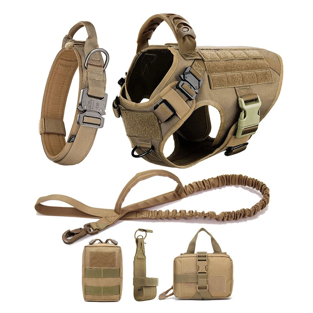 Skanto | KrachtGrip Hundesele – Justerbar Taktisk Sele for Trening & Turer