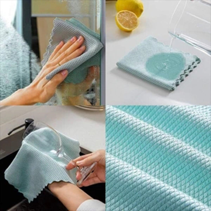 Fiskeskala Mikrofiber Poleringsrengjøringsklut | Skanto