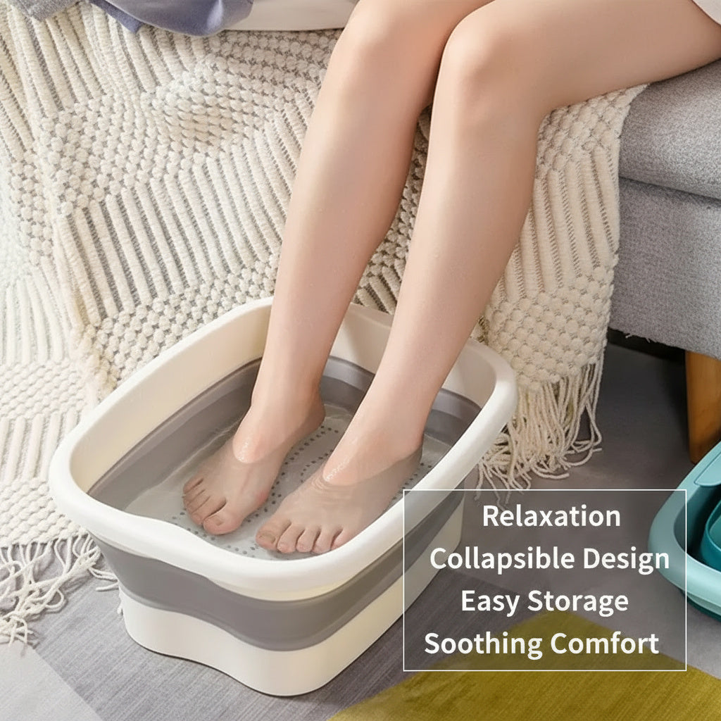 Home Spa Sammenleggbar Fotvaskbøtte | Skanto
