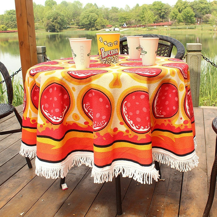 Dame stor strandligger med Hamburger-design Skanto