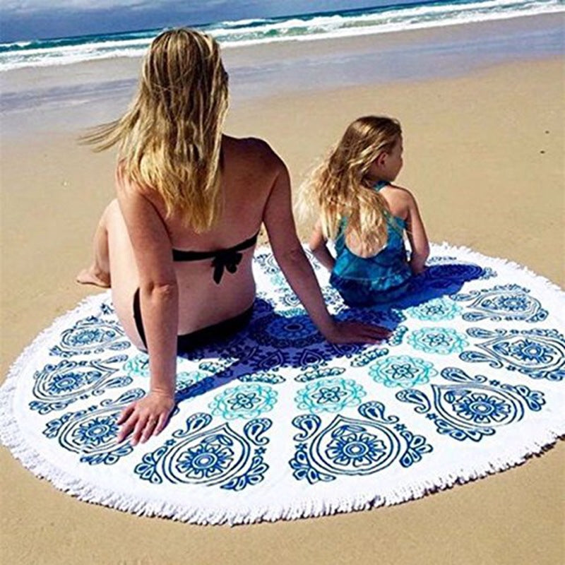 Dame stor strandligger med Hamburger-design Skanto