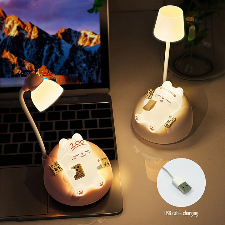 LumiKat Lampe - Søt LED Katt Nattlampe Skanto