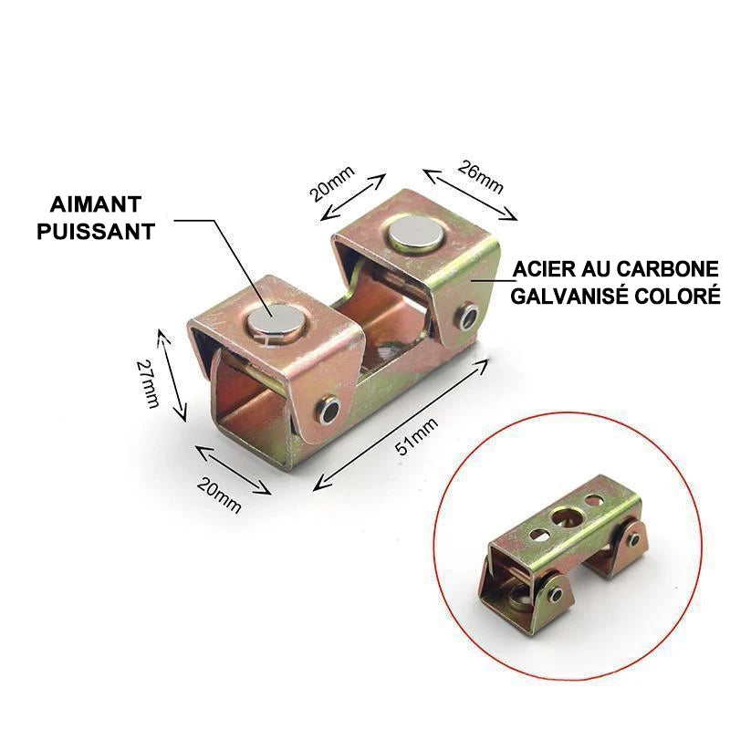 Justerbar V Magnetisk Støtte for Sveising (2 deler) | Skanto