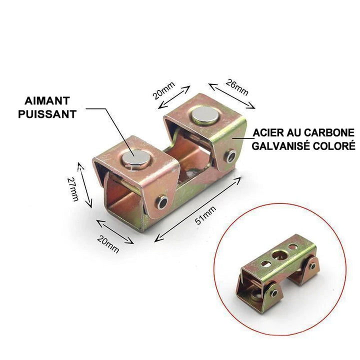 Justerbar V Magnetisk Støtte for Sveising (2 deler) | Skanto