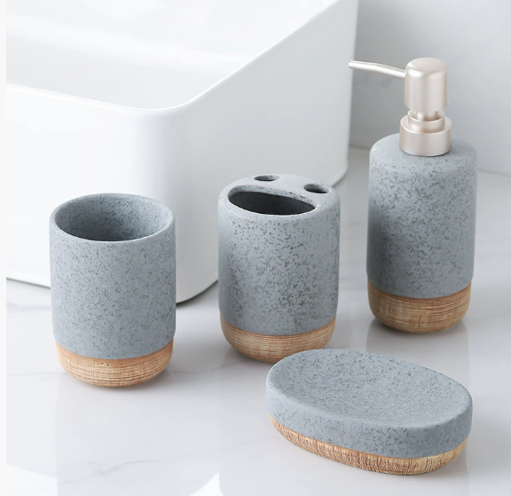 Hora – Elegantes Badezimmer-Tilbehør-Set