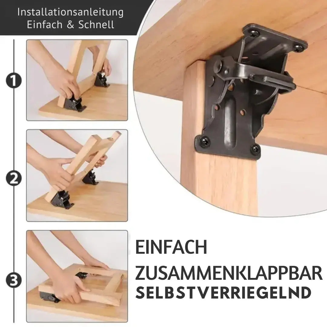 Skanto | PowerKlapp Stabiliseringsvinkel — Sett en stopper for vingling og nyt robust, kraftfull frihet for møblene dine