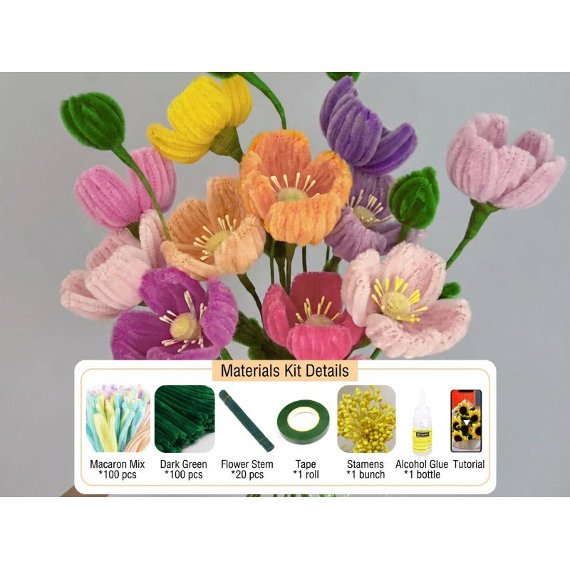 Skanto | DIY Chenille Blomsterkit