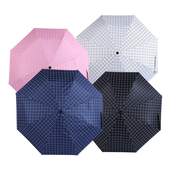 Damen Automatischer Teleskop-Regenschirm mit ergonomischem Griff Skanto