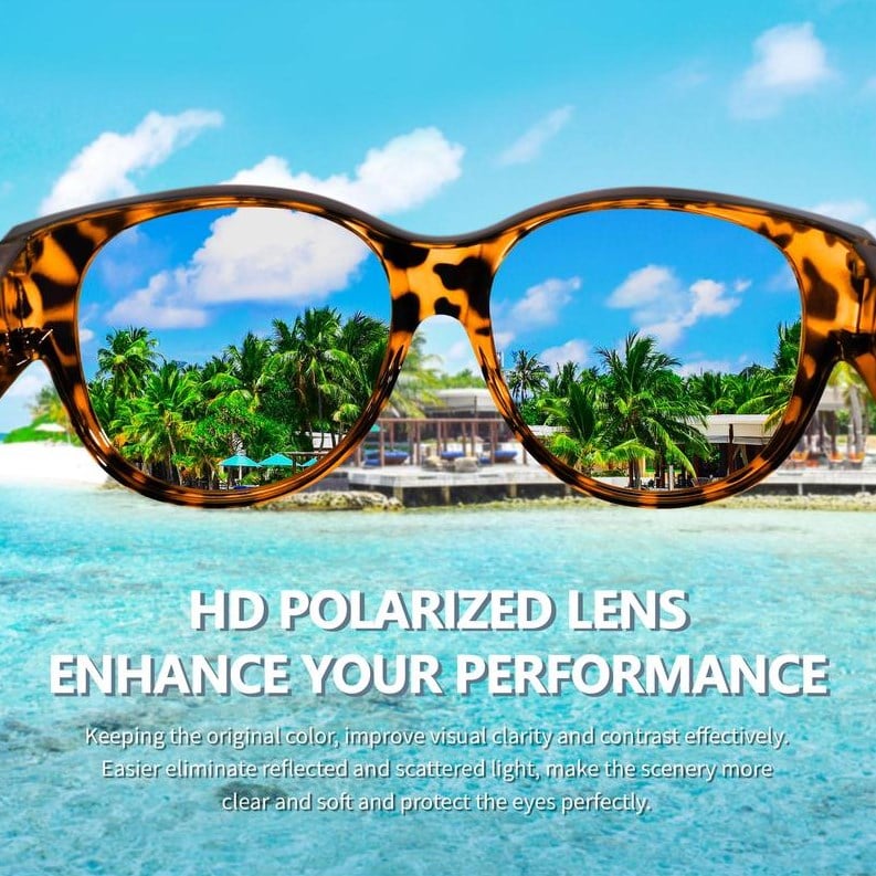 Oversized Cat-Eye Solbriller UV400 Polarized | Skanto