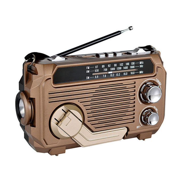 Solenergidrevet radio for camping | Skanto
