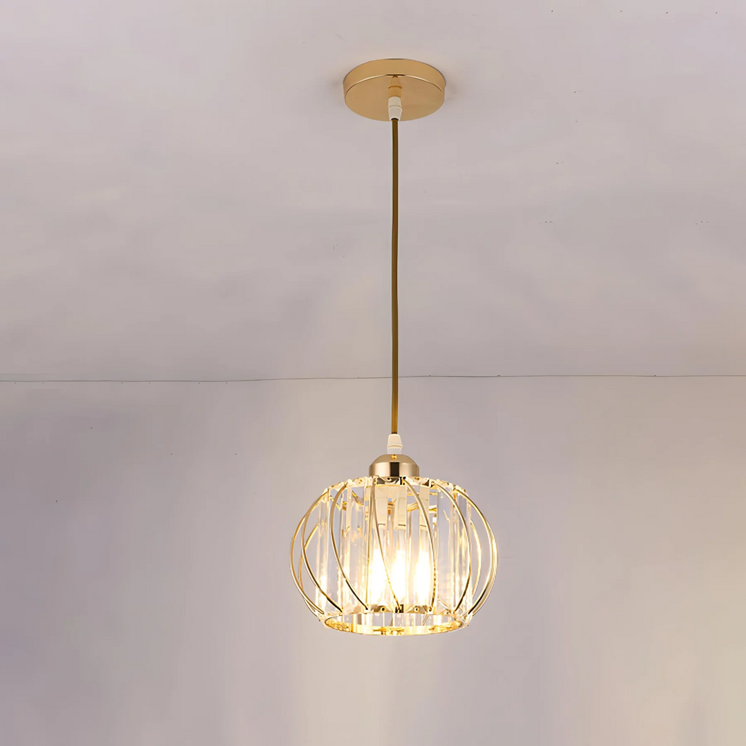 Skanto | Pendellampe svart glass kule taklampe