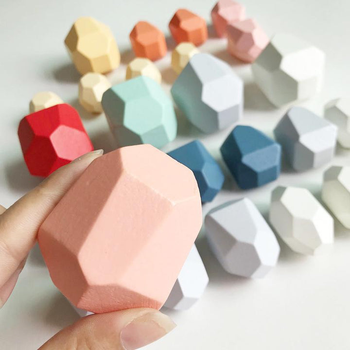Skanto | Wood Rock Set Balansesteiner Leke