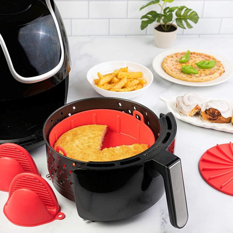 Air fryer Non-stick kokkekar Easy å rengjøre | Skanto