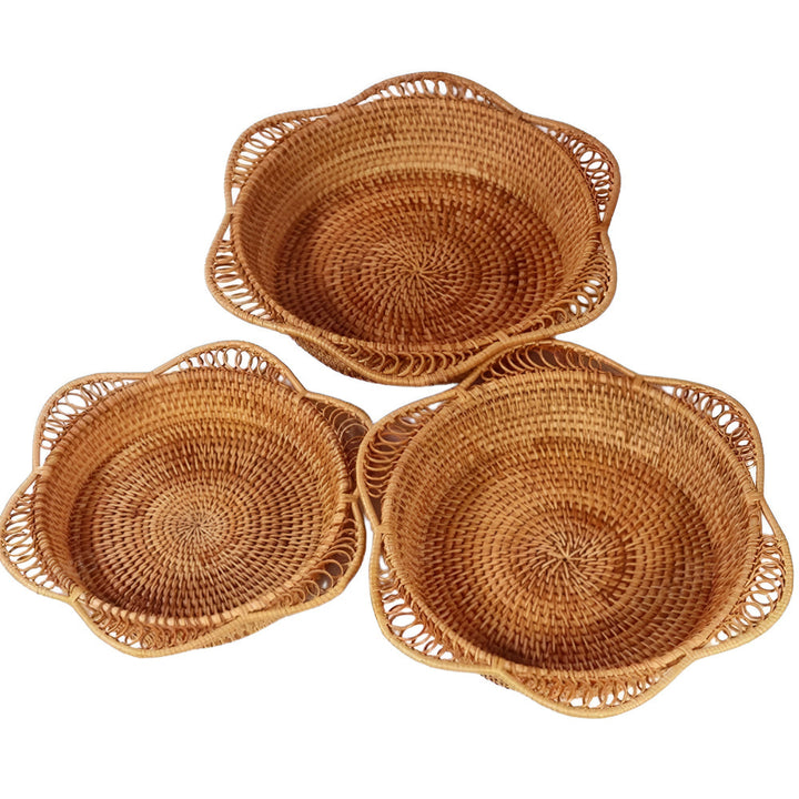 Skanto | Håndvevd Rattan Blomsterkurv